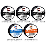 Fil Clapton MTL Coilology de 3 m – 27/37 Ni80 3,25 ohms/ft - 1 paquet – Parcelcabin International Shipping