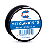 Fil Clapton MTL Coilology de 3 m – 27/37 Ni80 3,25 ohms/ft - 1 paquet – Parcelcabin International Shipping