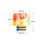 Reewape Resin 510 Drip Tip Random Color (10pcs/pack) – AS220 - 1Pack
