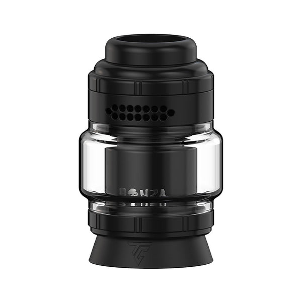 ThunderCloud x Vaping Bogan Bonza Pro RTA Tank 6ml – Silver Black - Bonza Pro RTA
