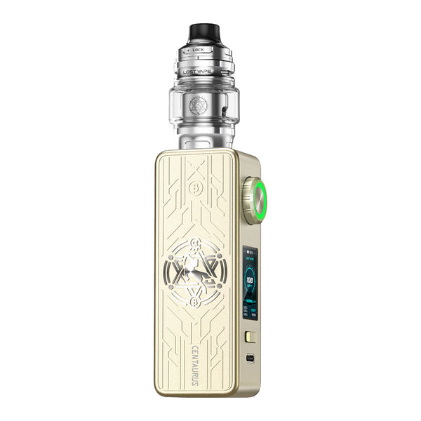 Lost Vape Centaurus M100 Mod Kit with Centaurus Sub Ohm V2 Tank 5ml – Galaxy Beige - Centaurus M100 Kit
