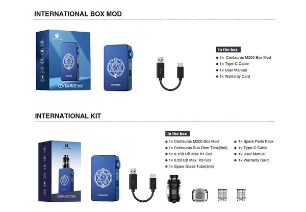 Lost Vape Centaurus M200 Boîte Mod – Lost Vape Centaurus M200 Boîte Mod
