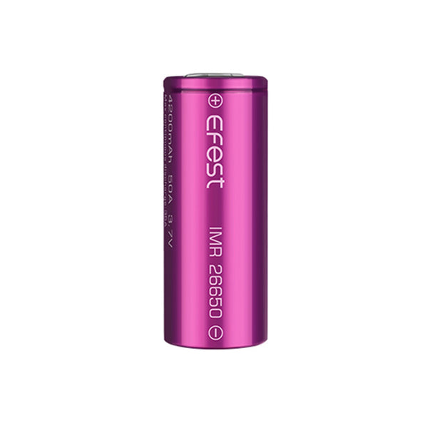 Efest IMR 26650 4200mAh 50A Flat Top Li-ion Rechargeable Battery (SALE)

