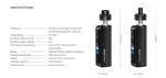 Geekvape Aegis Force Kit 3200mAh 5ml (Max 80W) – Carbon Black - Aegis Force Kit – Parcelcabin International Shipping