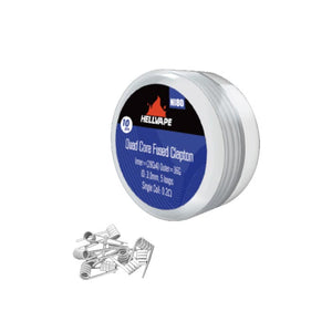 
      
        Hellvape Ni80 Quad Core Fused Clapton Prebuilt Wire 28Ga*4+36Ga (0.2ohm) (10Pcs/Pack) – hellvape – Parcelcabin International Shipping
      
    