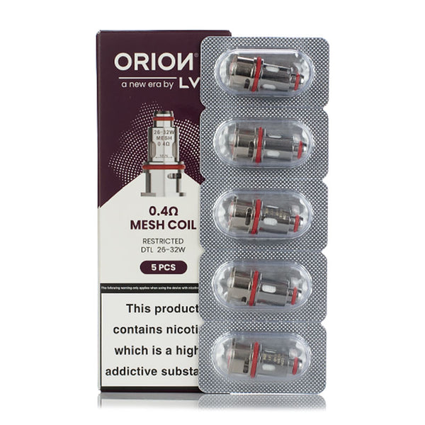 LVE Orion II Replacement Coil (5pcs/pack) – Mesh 0.8ohm - 1Pack

