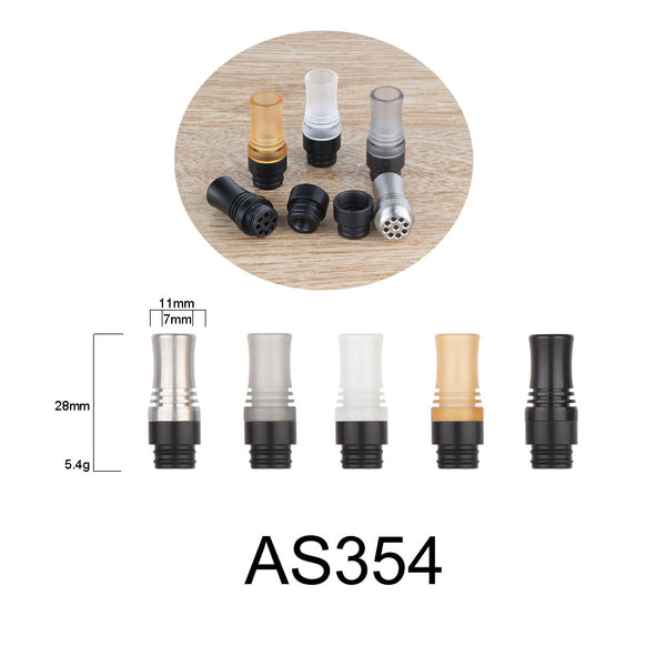 Reewape Resin 510 Drip Tip Random Color (10pcs/pack) – AS354 - 1Pack
