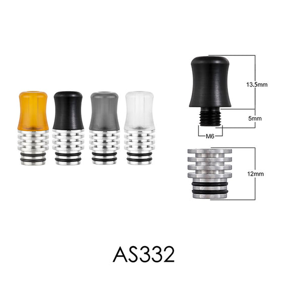 Reewape Resin 510 Drip Tip Random Color (10pcs/pack) – AS332 - 1Pack
