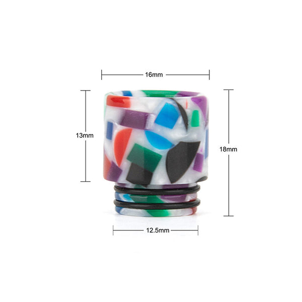 Reewape Resin 810 Drip Tip Random Color (10pcs/pack) – AS116D - 1Pack
