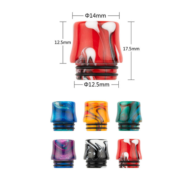 Reewape Resin 810 Drip Tip Random Color (10pcs/pack) – AS268 - 1Pack
