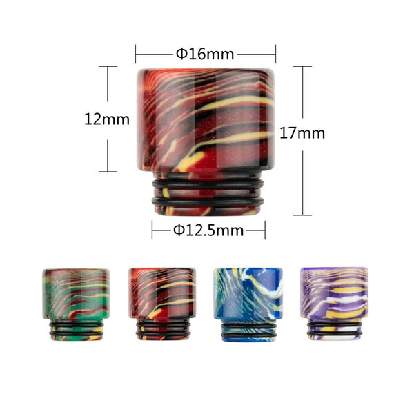 Reewape Resin 810 Drip Tip Random Color (10pcs/pack) – AS313 - 1Pack
