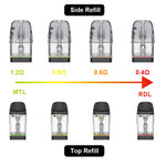 Uwell Caliburn GPP Alpha Cartridge – 0.6ohm - Top Refill (3pcs/pack)
