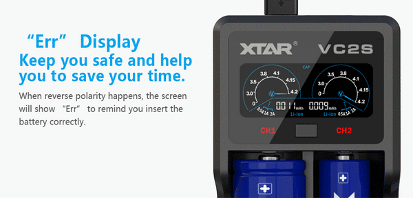 Xtar VC2SL Charger – Xtar VC2SL Charger
