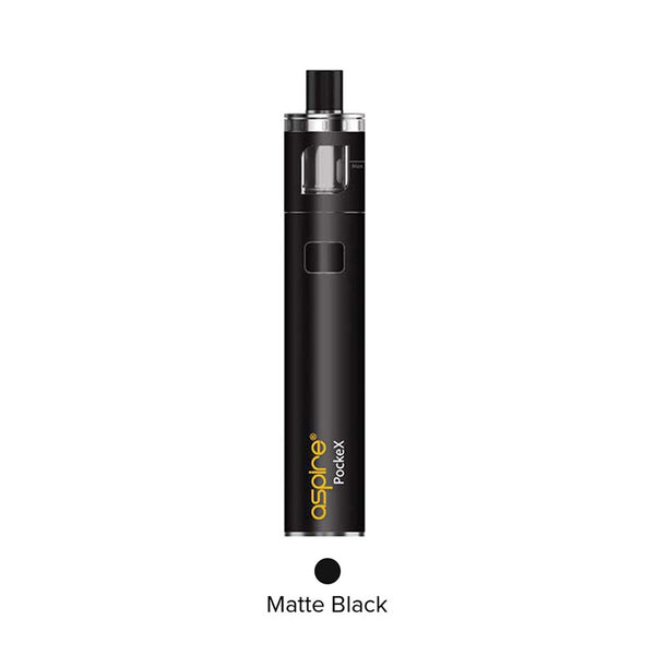 Aspire PockeX AIO Starter Kit 1500mAh – Matte Black - Chinese Edition

