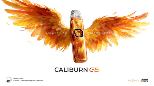 Uwell Caliburn G5 Pod System Kit 1600mAh 3ml (Max 35W) – Uwell Caliburn G5 Pod System Kit 1600mAh 3ml (Max 35W)
