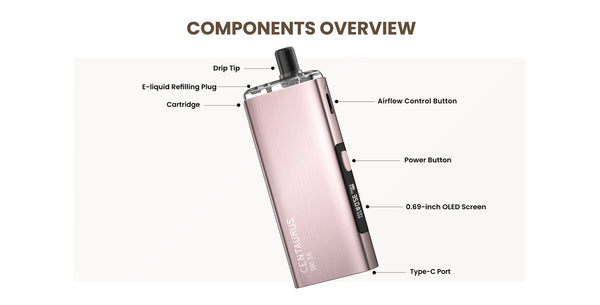 Lost Vape Centaurus Ori 35 Pod System Kit 2500mAh 5ml (Max 35W) – Lost Vape Centaurus Ori 35 Pod System Kit 2500mAh 5ml (Max 35W)
