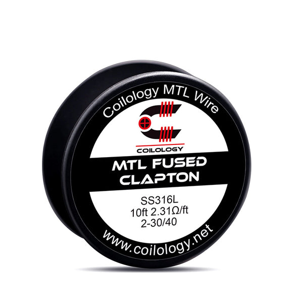 Bobines de fil Coilology MTL Fused Clapton SS316L de 3 m (10 pi), 30/40, 2,31 ohms/pi – Other – Parcelcabin International Shipping