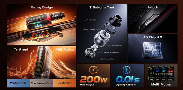 Geekvape Aegis Legend 5 Mod with Z Sub-Ohm Tank 5 Atomizer 5.5/7ml – Geekvape Aegis Legend 5 Mod with Z Sub-Ohm Tank 5 Atomizer 5.5/7ml
