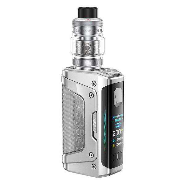 Geekvape Aegis Legend 5 Mod with Z Sub-Ohm Tank 5 Atomizer 5.5/7ml – Frost Silver - Aegis Legend 5
