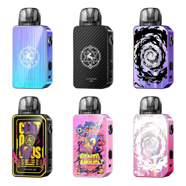 Lost Vape Centaurus E40 Pod Kit 1400mAh 3ml – Iris Blue - Centaurus E40 Kit
