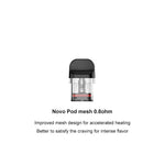 خرطوشة SMOK Novo Pod 3 مل/2 مل (3 قطع/عبوة) – Meshed 0.6ohm (Top Filling) - 1Pack
