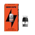 Cartouche Geekvape Q Pod 3ml/2ml (3 pièces/paquet) – 0.8ohm (Top Fill) - 2ml
