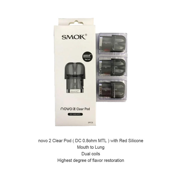 خرطوشة SMOK Novo 2 Pod سعة 2 مل (3 قطع/عبوة) – خرطوشة SMOK Novo 2 Pod سعة 2 مل (3 قطع/عبوة)
