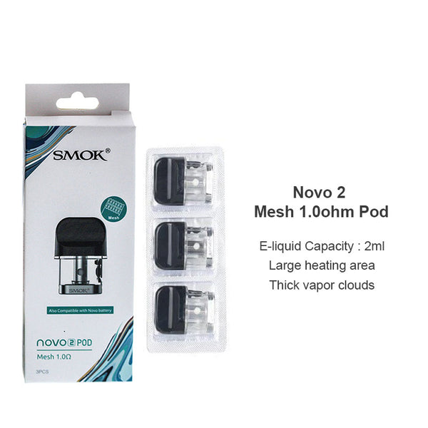 خرطوشة SMOK Novo 2 Pod سعة 2 مل (3 قطع/عبوة) – خرطوشة SMOK Novo 2 Pod سعة 2 مل (3 قطع/عبوة)
