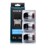 خرطوشة SMOK Novo Pod 3 مل/2 مل (3 قطع/عبوة) – Meshed 0.6ohm (Top Filling) - 1Pack
