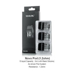 خرطوشة SMOK Novo Pod 3 مل/2 مل (3 قطع/عبوة) – Meshed 0.6ohm (Top Filling) - 1Pack
