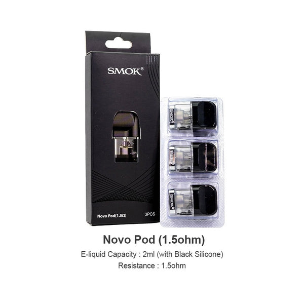 خرطوشة SMOK Novo Pod 3 مل/2 مل (3 قطع/عبوة) – خرطوشة SMOK Novo Pod 3 مل/2 مل (3 قطع/عبوة)
