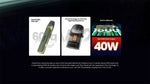 Lost Vape Thelema Aura S Pod System Kit 1600mAh 3ml (Max 40W) – Leather Black - Thelema Aura S Kit
