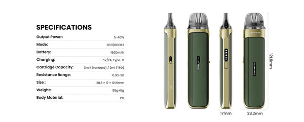 Lost Vape Thelema Aura S Pod System Kit 1600mAh 3ml (Max 40W) – Lost Vape Thelema Aura S Pod System Kit 1600mAh 3ml (Max 40W)
