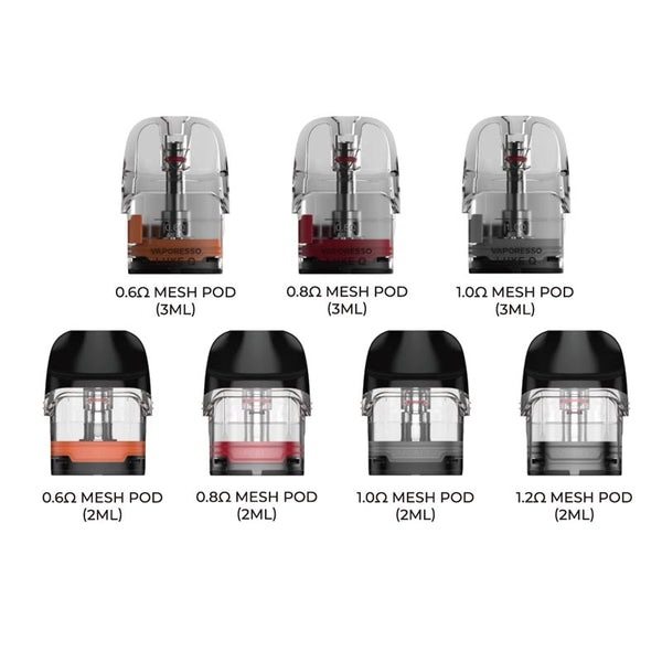 Vaporesso LUXE Q Pod Cartridge 2ml / 3ml (4pcs/pack) – Vaporesso LUXE Q Pod Cartridge 2ml / 3ml (4pcs/pack)
