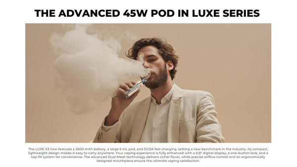 Kit Vaporesso LUXE X3 Pod Mod 2600mAh 5ml (Max 45W) – Vaporesso – Image 10