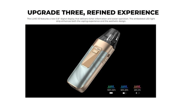Kit Vaporesso LUXE X3 Pod Mod 2600mAh 5ml (Max 45W) – Vaporesso – Image 15
