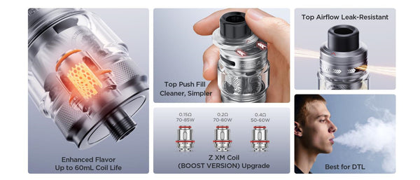 Geekvape Z Sub Ohm Tank 5 Tank 5.5ml (29mm) – Geekvape Z Sub Ohm Tank 5 Tank 5.5ml (29mm)
